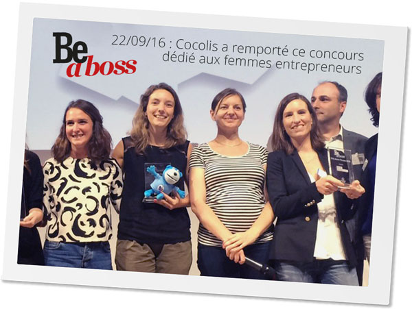 Cocolis gagnant Be A Boss Award 2016