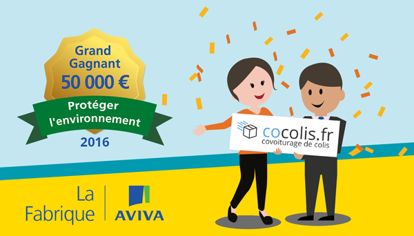 Cocolis Grand Gagnant La Fabrique AVIVA 2016